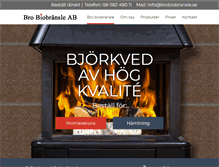 Tablet Screenshot of brobiobransle.se